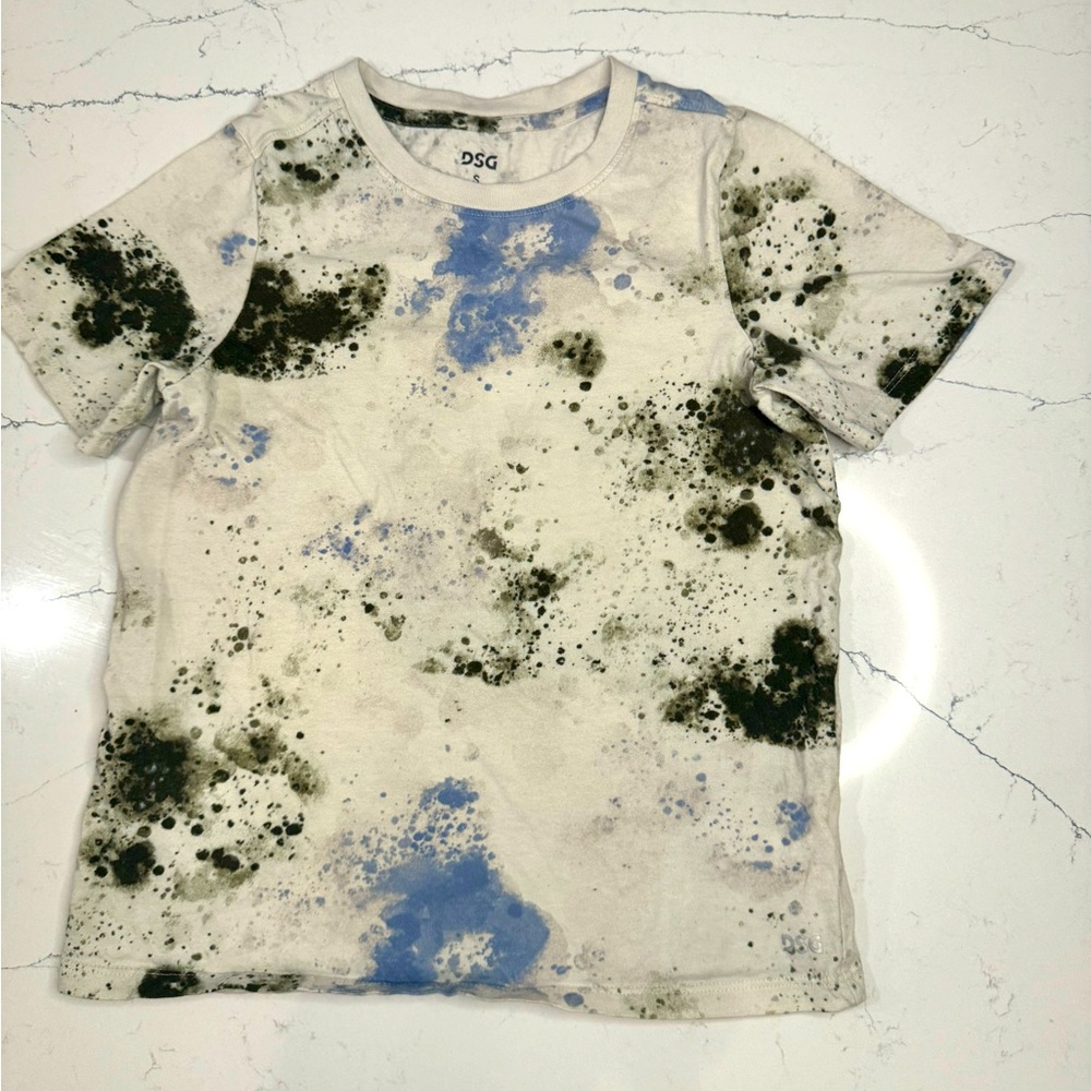 Boys DSG Splatter Top, Size S (8-9)